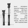 31b6b2bd2b29a55be868a0acb94e0ce1.webp Mini Portable Bicycle Pump L21cm W2.3cm H2.7cm
