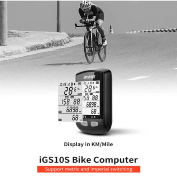 b3e67540035ae2b6c931d254e0b6146d.webp iGS10S Bike Computer Wireless GPS Speedometer Bluetooth 5.0 IPX6 Waterproof Smart ANT Cycling Speedometer