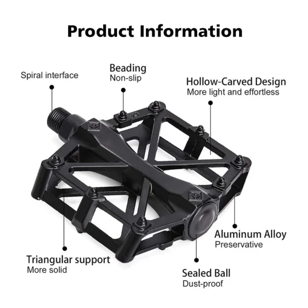 d6ff984f2e765fb4828ea73c2171ab78.webp Random Aluminum Alloy Bicycle Pedals