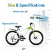 Adult Mountain Bike 66cm Single Speed