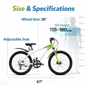 Adult Mountain Bike 66cm Single Speed