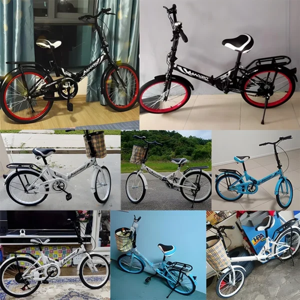 my-11134207-820l7-mnft7e95n4lc9c.webp Random Foldable Bicycle 50cm 7 Speed with Child Seat